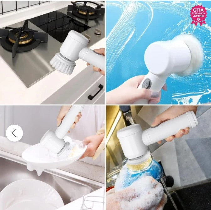 CEPILLO ELÉCTRICO LIMPIEZA RECARGABLE 🫧