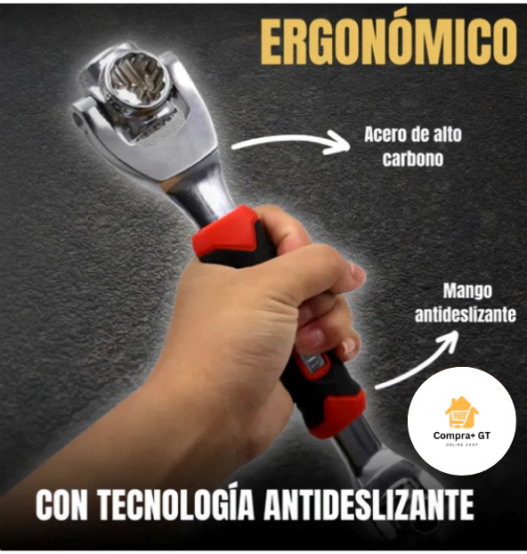 Llave Giratoria 360° Multifuncional (48 en 1)