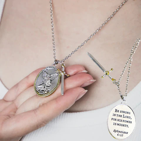 Amuleto de San Miguel Arcángel™️ 🙏💫 – Joyería UNISEX • Regalo Perfecto 🎁