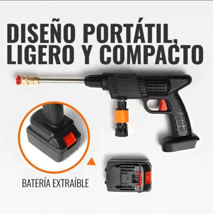 Hidrolavadora Recargable Portátil 48V 🔋🚿 | Limpieza Rápida y Sin Esfuerzo – ¡Ideal para casa y auto!