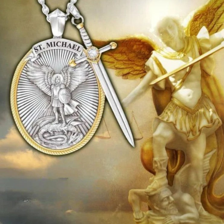Amuleto de San Miguel Arcángel™️ 🙏💫 – Joyería UNISEX • Regalo Perfecto 🎁