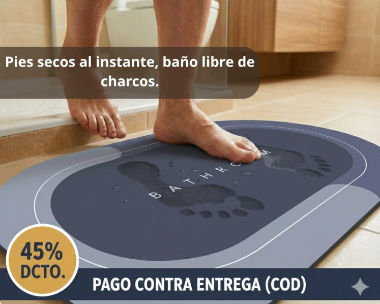 ✨ Alfombra Antideslizante DryStep BATHROOM™ ✨ EVITA ACCIDENTES
