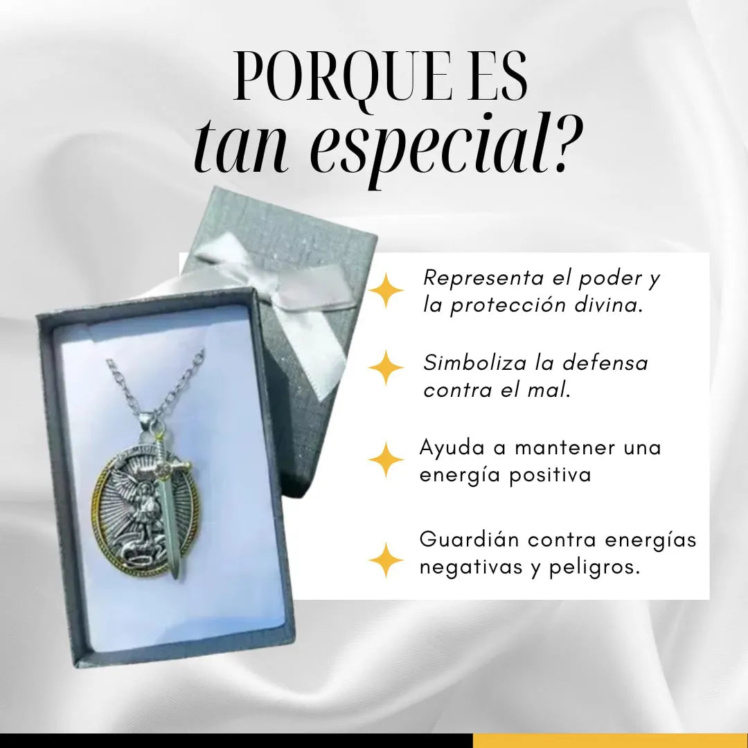 Amuleto de San Miguel Arcángel™️ 🙏💫 – Joyería UNISEX • Regalo Perfecto 🎁
