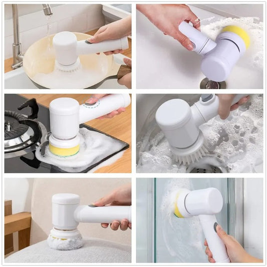 CEPILLO ELÉCTRICO LIMPIEZA RECARGABLE 🫧