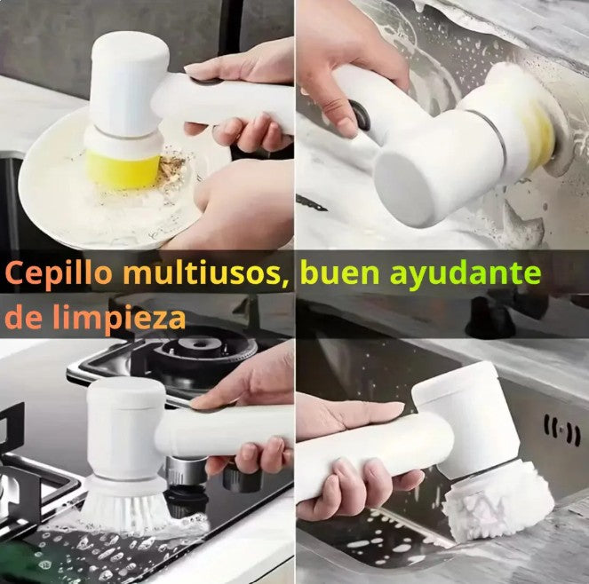 CEPILLO ELÉCTRICO LIMPIEZA RECARGABLE 🫧