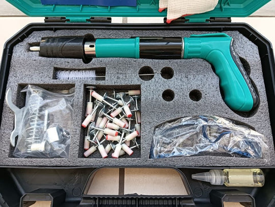 Pistola de clavos fulminantes 🛠️💥. Pon un clavo en segundos 🛠️