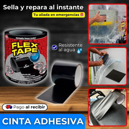 Flex Tape™ – Cinta Impermeable Súper Resistente para Reparaciones Instantáneas