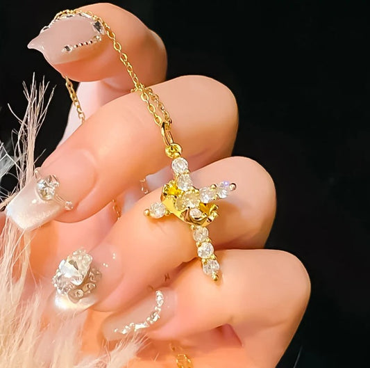 Set Divino Cruz & Corona ✨✝️ - Elegancia y Propósito